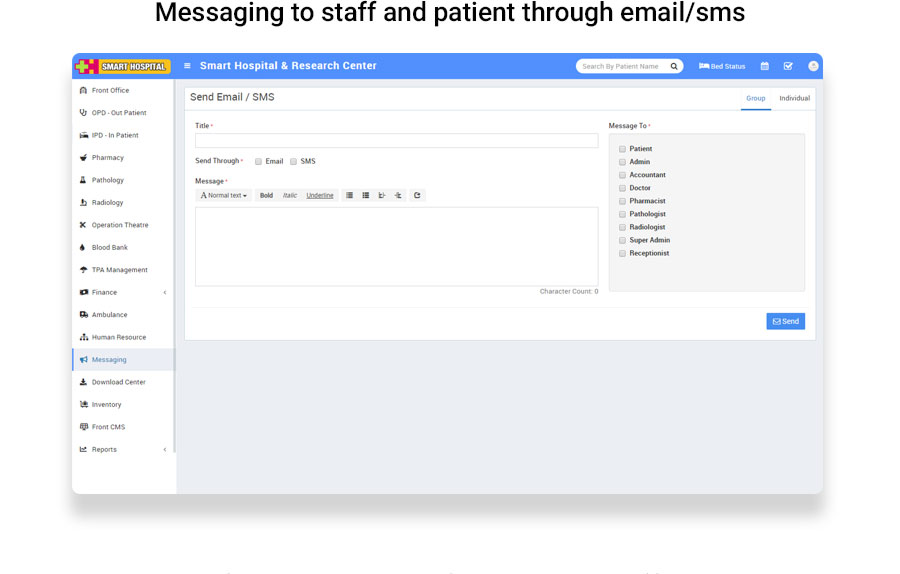 MESSAGINGTOSTAFF